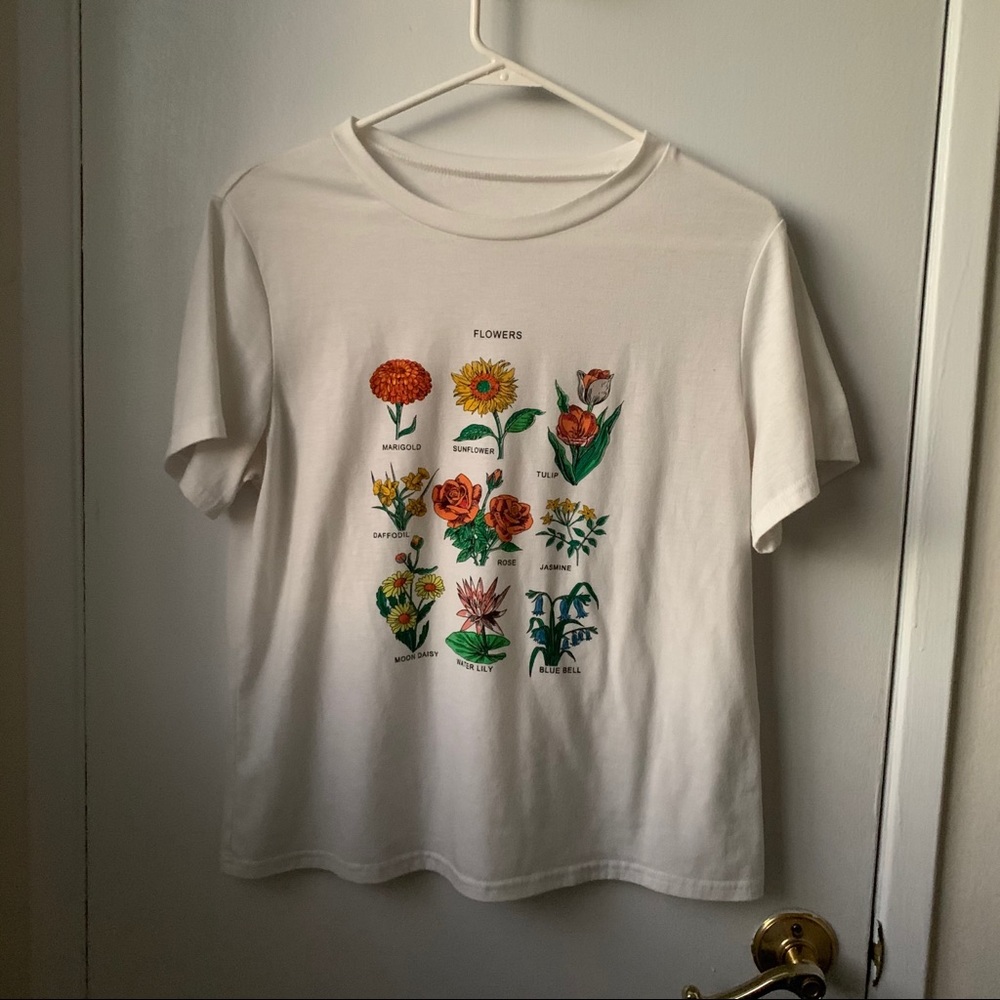 White Flower T-shirt